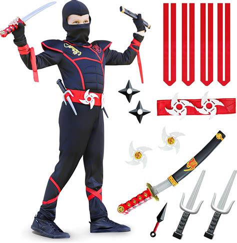 BirdWing Halloween Ninja Costume Costume Ninja Bambino Vestito Ninja