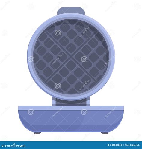 Baking Waffle Maker Icon Cartoon Vector Iron Machine Stock Vector