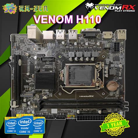 Motherboard Venom Rx H Ddr Lga Support Nvme Lazada Indonesia