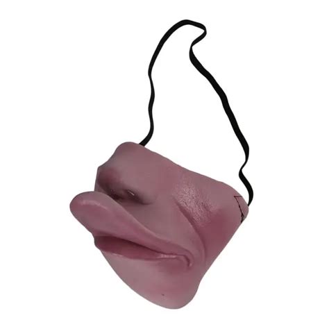 Latex Mask Half Face Cosplay Latex Big Nose Halloween Carnival Party Costume Accessories