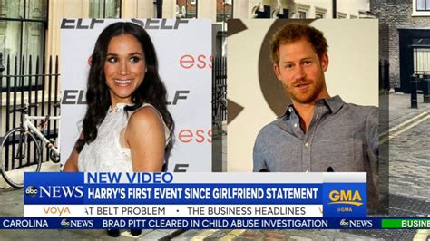 Video Prince Harry Makes 1st Appearance Since Confirming Girlfriend ...