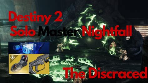 Destiny 2 SOLO MASTER NIGHTFALL The Disgraced With Buddy Build YouTube