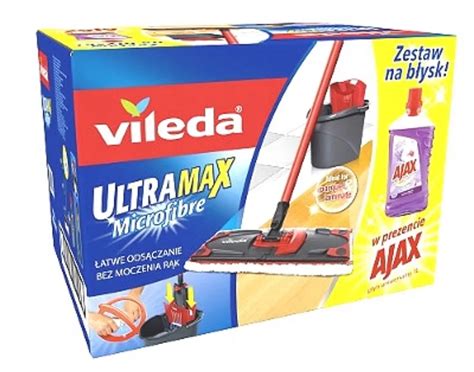 Mop VILEDA Ultramax Box Płyn Ajax 1l 12868097564 Allegro pl