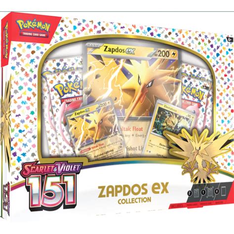 Pokemon S V 151 Zapdos Ex Collection Box