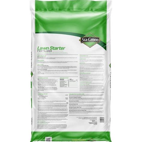 Sta Green 50 Lb 14000 Sq Ft 18 24 6 Lawn Starter In The Lawn Fertilizer