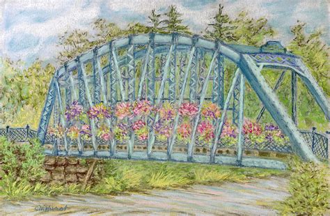 Simsbury Flower Bridge By Collette Hurst