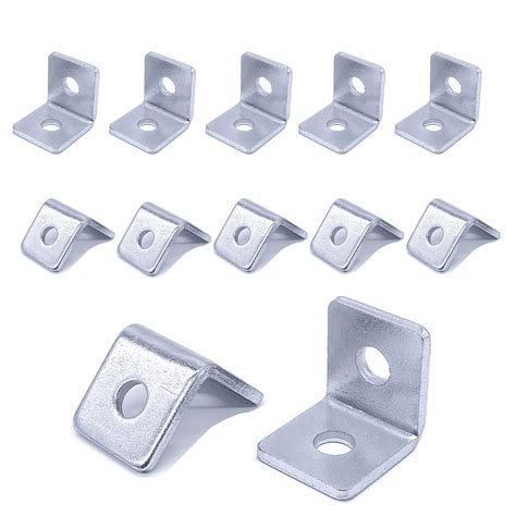 10pack 2 Hole L Shaped 90 Degree Angle Connector Bracket Fit For 1 2