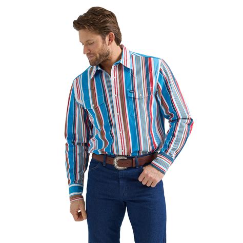 Murdoch's – Wrangler - Men's Vintage Inspired Brushpopper Stripe Long