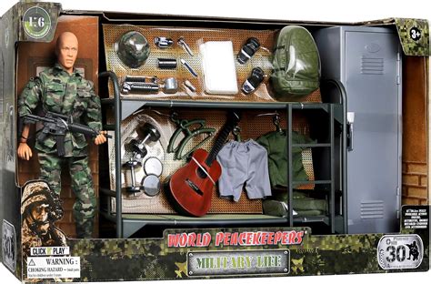 Buy Click N Play Military Camp Bunk House Life Military 12 Action