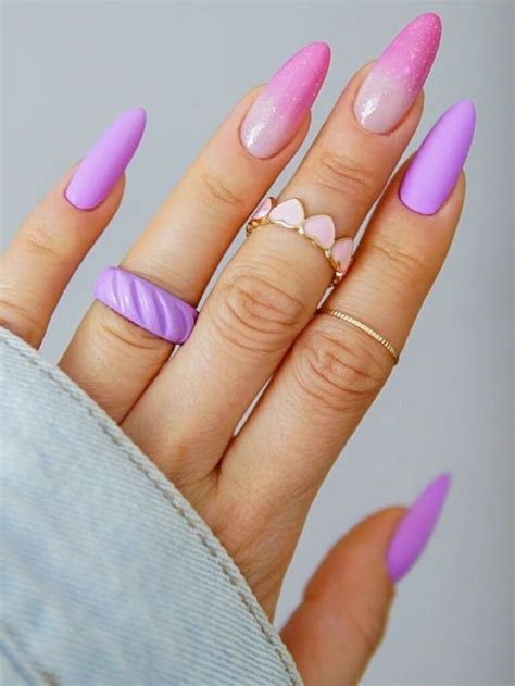 45 Subtly Enriching Purple Ombre Nail Styles For A Mesmerizing Look