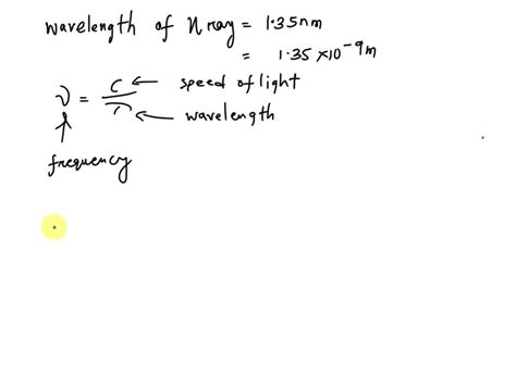 SOLVED: X-rays have a wavelength small enough to image individual atoms ...