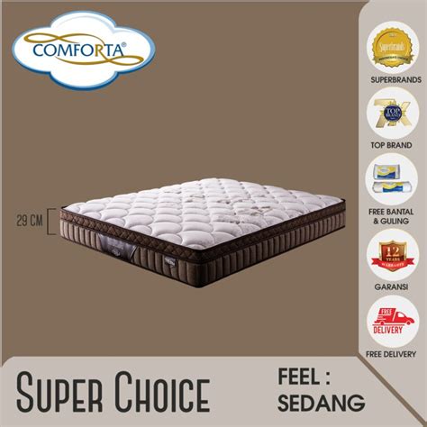 Promo Comforta Kasur Springbed Super Choice Matress Only 160 X 200