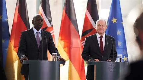 Pressekonferenz Des Kanzlers Mit Kenias Pr Sident Bundesregierung