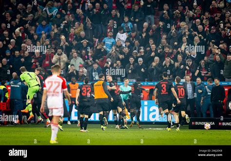 Leverkusen Germany Th Feb Torjubel Trainer Xabi Alonso