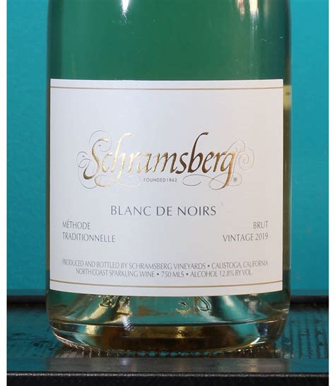 Schramsberg Vineyards Brut Blanc De Noirs North Coast 2019 D Vino