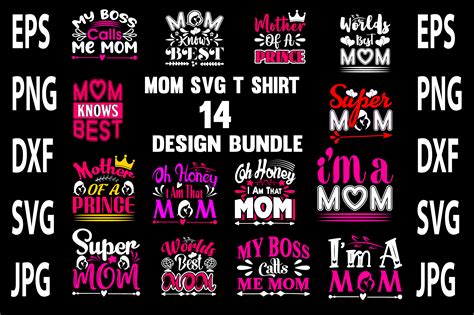 Mom Svg T Shirt Design Bundle Graphic By Top Seller · Creative Fabrica