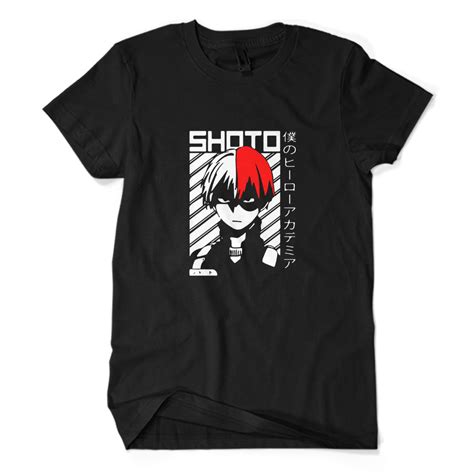 Jual Baju Shoto Todoroki Kaos My Hero Academia Anime Manga Otaku