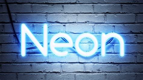 Realistic Neon Text Effect Photoshop Tutorial | PS Freebies