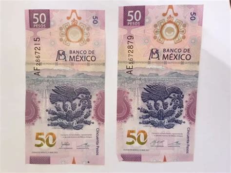 Nuevo Billete 50 Pesos Tenochtitlan Familia G Serie Aa En Venta En