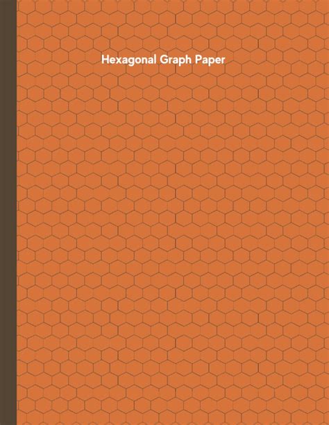 Hexagonal Graph Paper Note Book Hex Grid Paper Organic Chemistry Book