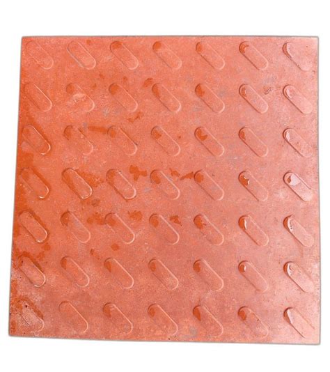 30mm Chequered Concrete Tile Size 0 5x0 5 Feet 145x145 Mm At Rs 25