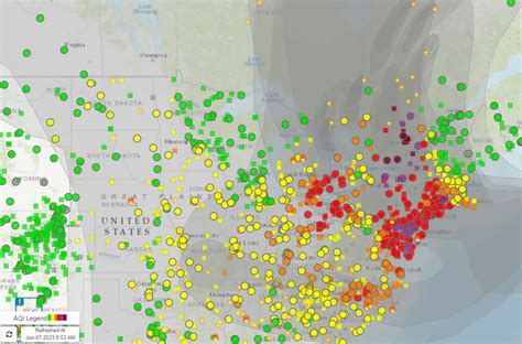 Deep Forecasts Unhealthy Levels Of Pm25 Wednesday For The Entire State