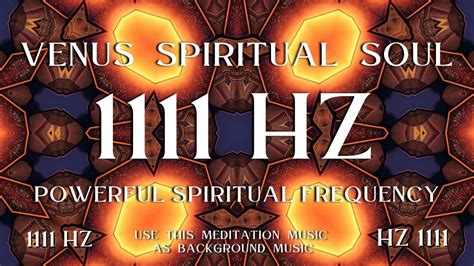 Venus Spiritual Soul Hz Powerful Spiritual Frequency Youtube