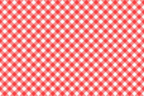 Red White Plaid Fabric Linen Red Checkered Texture Backgrounds