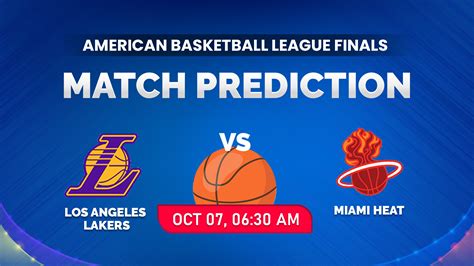 Los Angeles Lakers Vs Miami Heat American Basketball League Finals