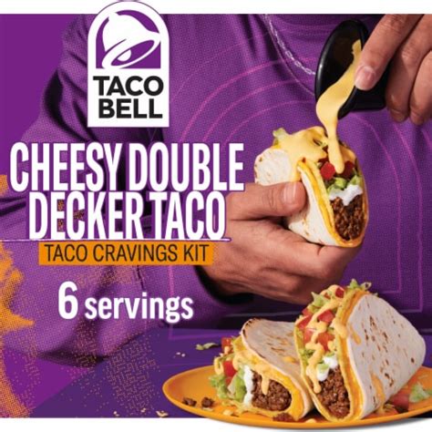 Taco Bell Cheesy Double Decker Taco Dinner Kit 14 Oz Qfc