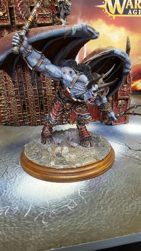 Khorne Bloodthirster Chaos Game, Warhammer Art, Figure Painting ...