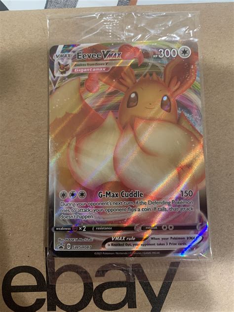 Mavin Pok Mon Tcg Eevee Vmax Swsh Black Star Promos Swsh Holo Promo