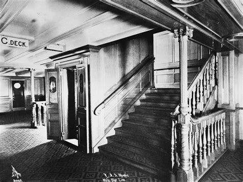 Rms Olympic Second Class Staircase Handrail Titanic Museum