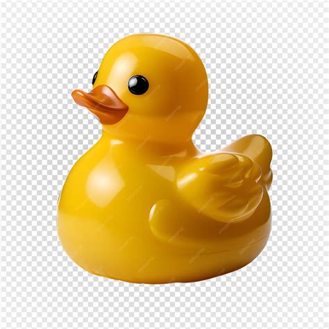 Premium Psd Rubber Duck Toy Isolated On Transparent Backgroundcute