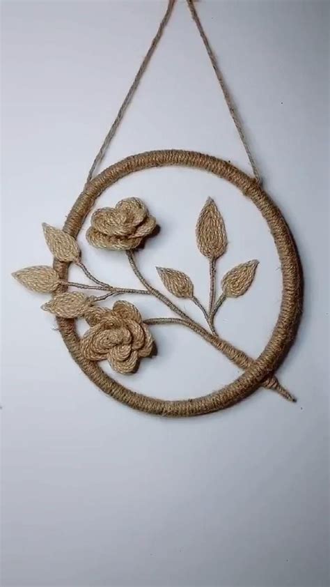 Pin By Maguy Roitg On Fleur In Twine Crafts Jute Twine Crafts