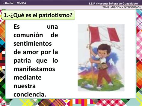 Nación y patriotismo PPT