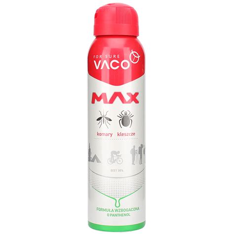 Spray Na KOMARY MESZKI I KLESZCZE VACO MAX 30 DEET 100 Ml PRYSKAJ Pl