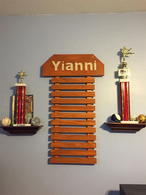 Karate Belt Display Rack Martial Arts Display Rack Holder Holds 8 ...