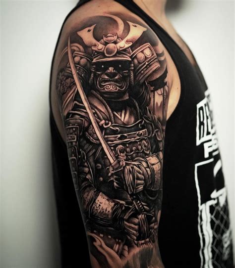 Samurai Warrior Tattoos Sleeves