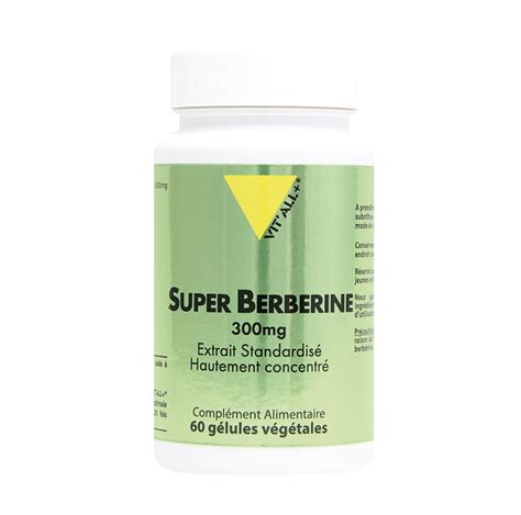 Super berbérine 300mg 60 gélules Vit all Belvibio