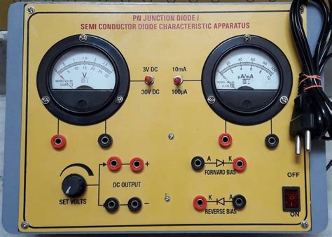 Analog Pn Junction Diode Semi Conductor Diode Characteristics Apparatus