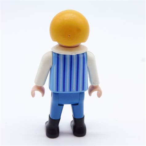 Playmobil Enfant Gar On Bleu Cowboy Col Blanc