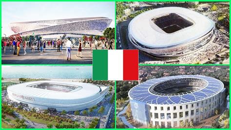 Futuri Stadi Italiani Future Stadiums In Italy Youtube