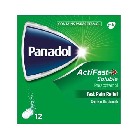 Panadol Actifast Soluble - 12 Tablets
