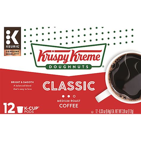 Krispy Kreme® Smooth Coffee K Cup® Packs 12 Ct Box Single Serve K