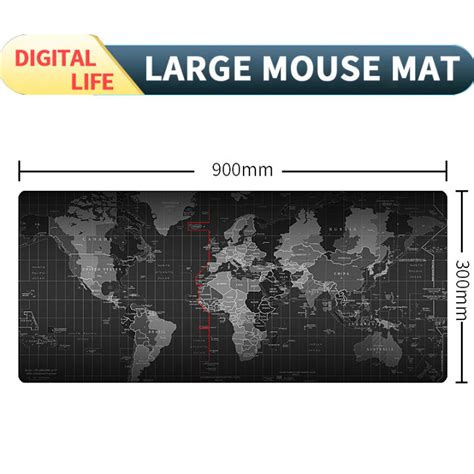 Large World Map Mouse Pad Original Mouse Pad Extended Version Game Soft