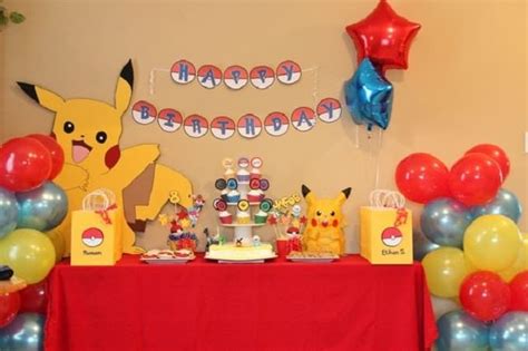 Idee Per Decorazioni Ed Allestimento Festa A Tema Pokemon Originali