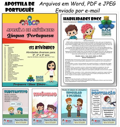 Atividades Para Educadores Atividade De L Ngua Portuguesa Para