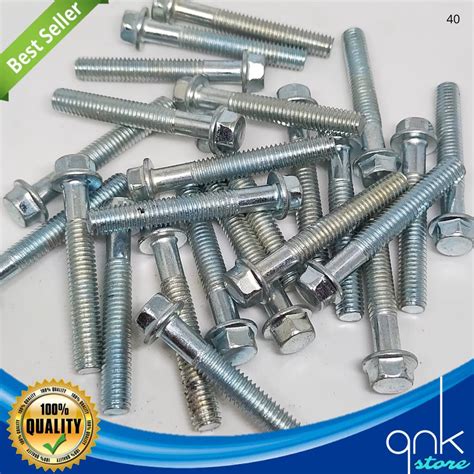 Jual Flange Bolt Baut Blok Mesin Baut Cvt Kunci Flange Bolt Shopee