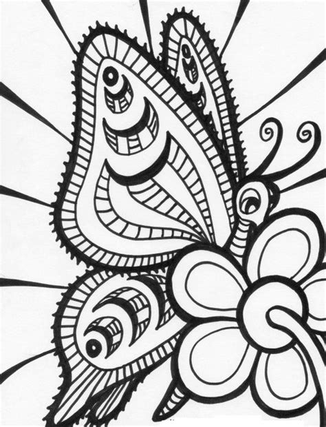 Top Intricate Butterfly Coloring Pages Coloring Pages